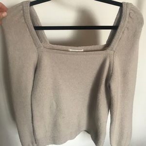 H&M oversized shoulders sweater